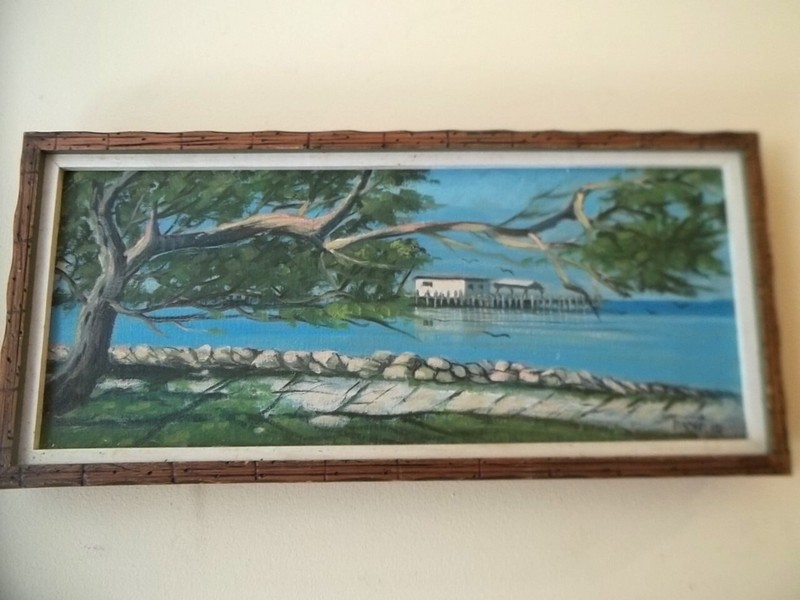 Gordan Bachelor Oil Painting Florida Landscape Vintage