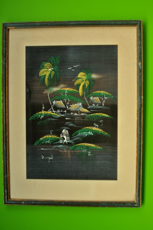 S.E. ASIAN VINTAGE MODERN ART MID 20TH CENTURY