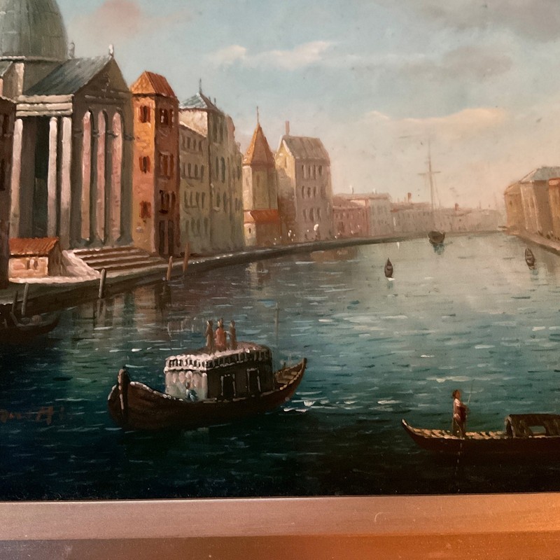 Venice landscape oil painting original hand painted realistic gallery