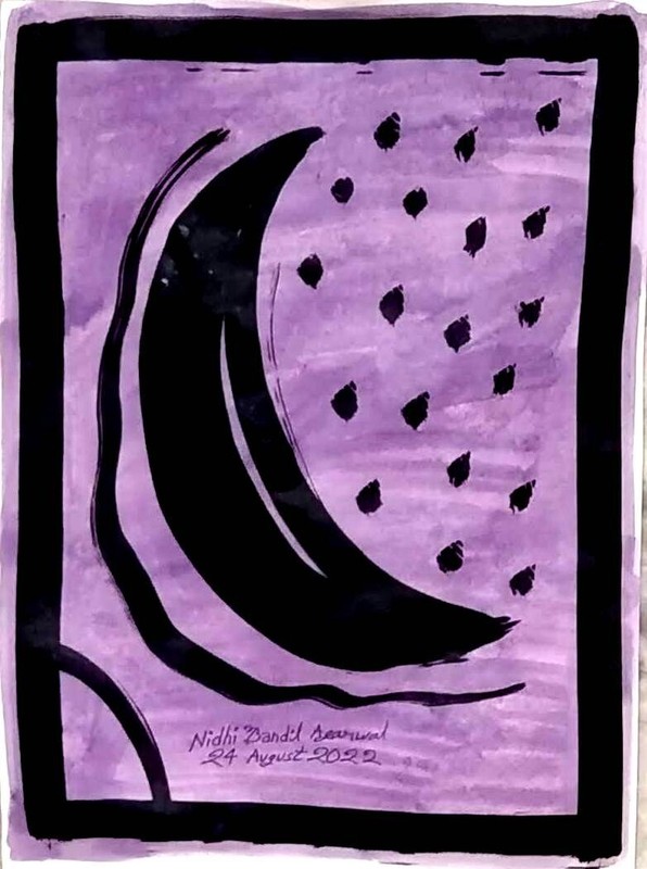 Original Painting Made & Signed By World Fame Artist Nidhi Bandil Agarwal Jaipur
