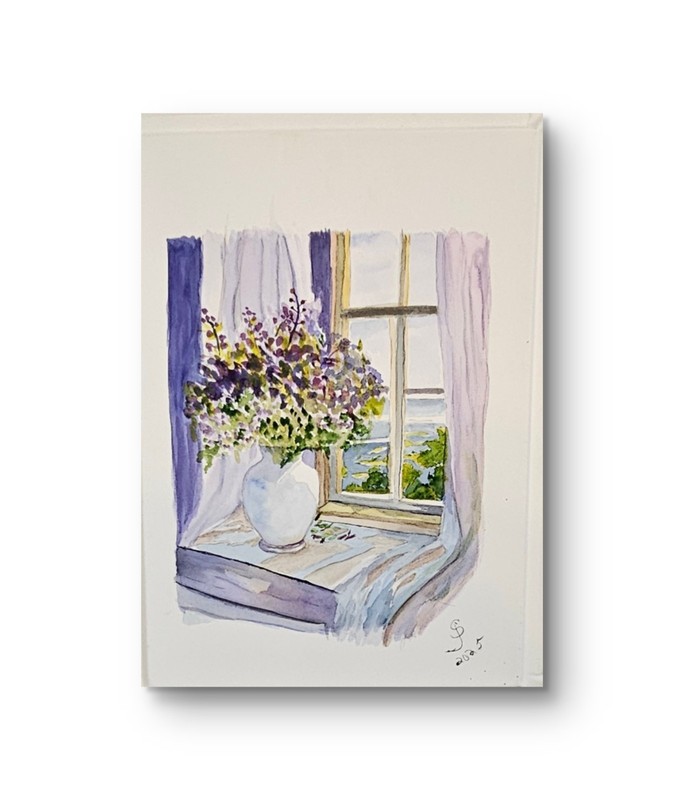 Watercolor Window View home decor. Expression Created Just for You gallery