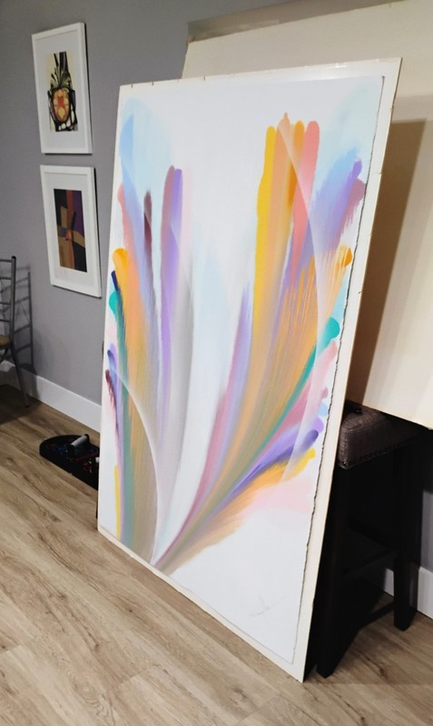 Dom Mingolla Huge Abstract Painting Art