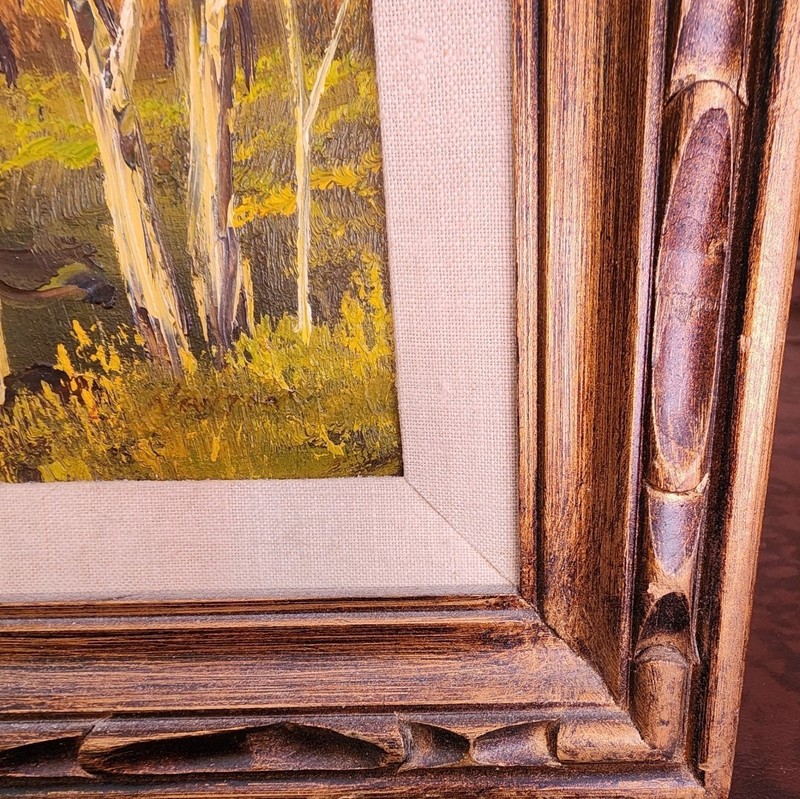Lemuel Newton (1950-2014) Oil On Canvas 12x16 Florida Highwaymen gallery