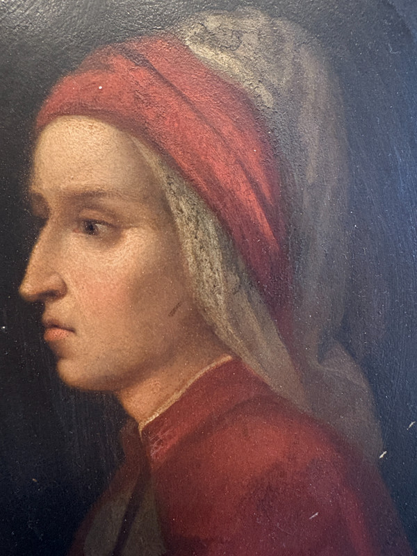HUDSON RIVER SCHOOL PAINTING SIGNED PORTRAIT OF DANTE gallery