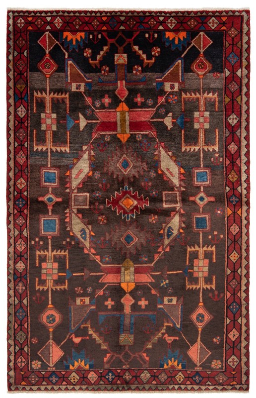 Hand Knotted Rug Hamedan 228 x 147 cm