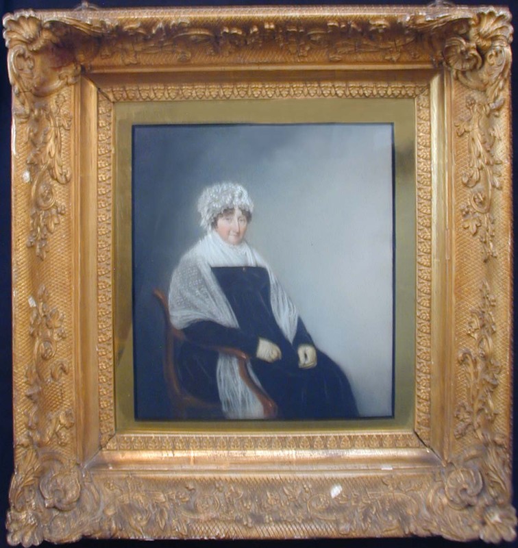 Federal Pastel ELLEN SHARPLES 'Seated Lady', 10"x8" gallery