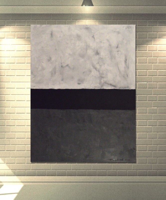 Mark Rothko style￼ Professional canvas￼ Painting81” X 62”(6ft 9in)Abstract Moder gallery