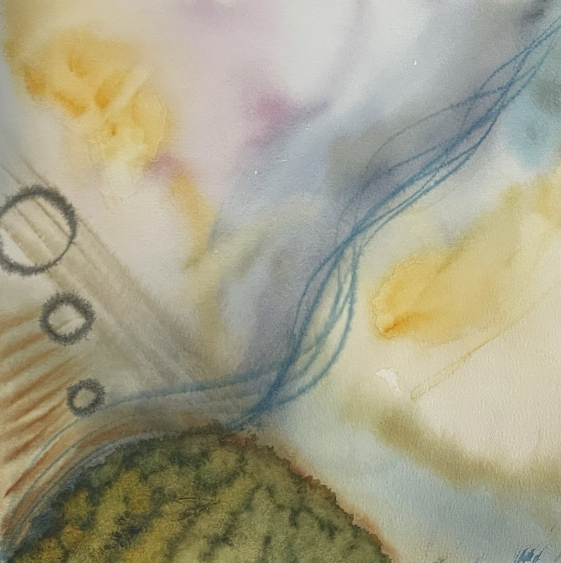 Original Watercolor Painting Signed By Heather Vilbrin Arist
