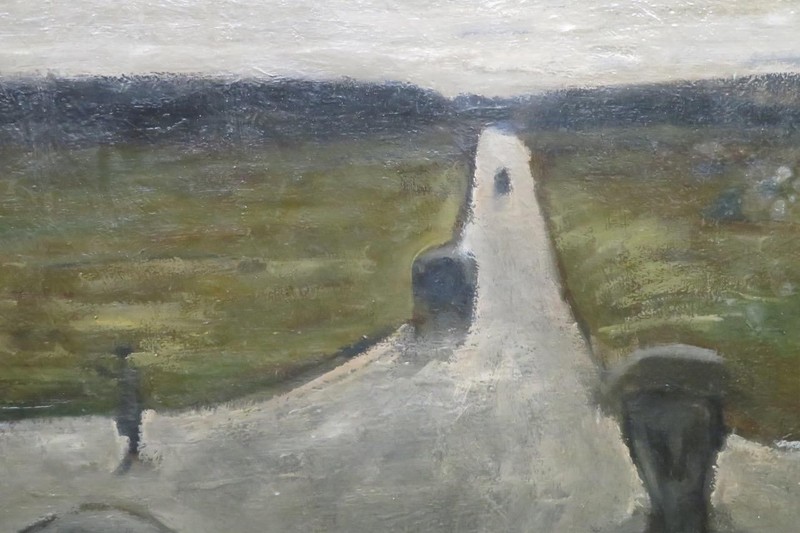 HAROLD CHEESMAN RWS (1915-1982) Large oil painting WORLD WAR 2 Military Interest gallery