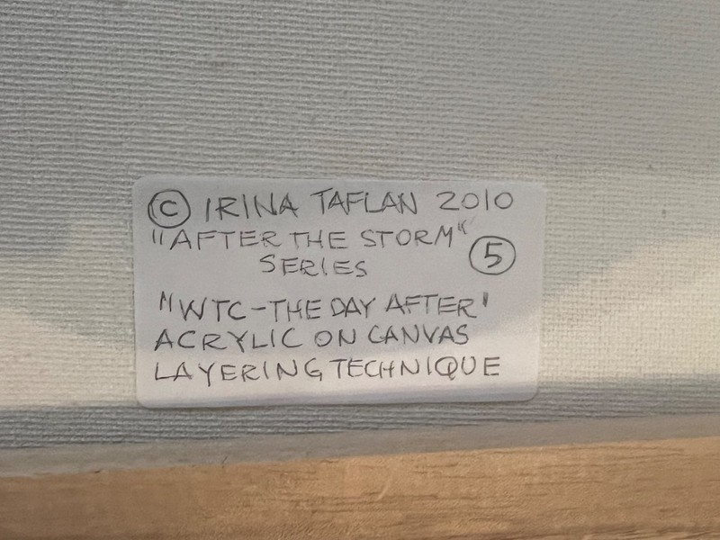 None Objective Layer TECHNIQUE ACRYLIC SIGNED Irina Tafla DATED TITLED ... gallery