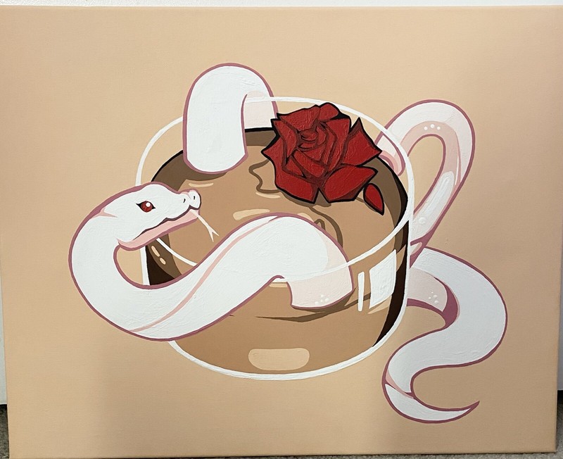 Snake Tea Painting