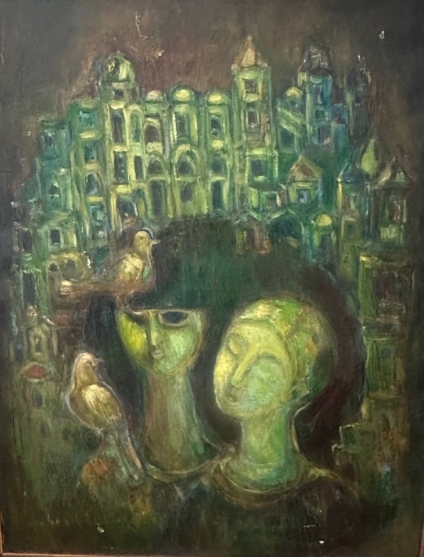 Palestine Expressionist Surrealist Painting Modernism Jerusalem 1940s gallery