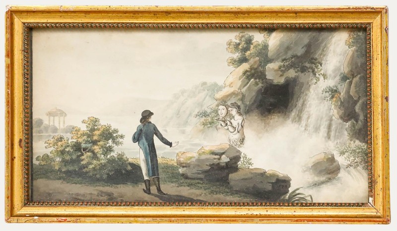 19th Century Watercolour - None