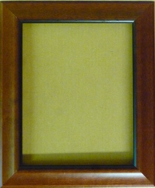 14×11 11×14 Rich Cherry Wood Look Black Inner Accent Picture Painting Art Frame