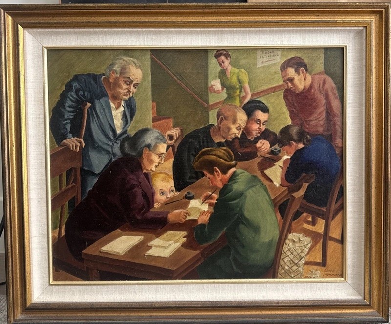 Ganz Propper Original Oil On Canvas 22×26
