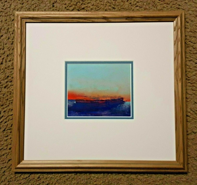 Bay Light, Fort Wetherill State Park, Oil Pastel