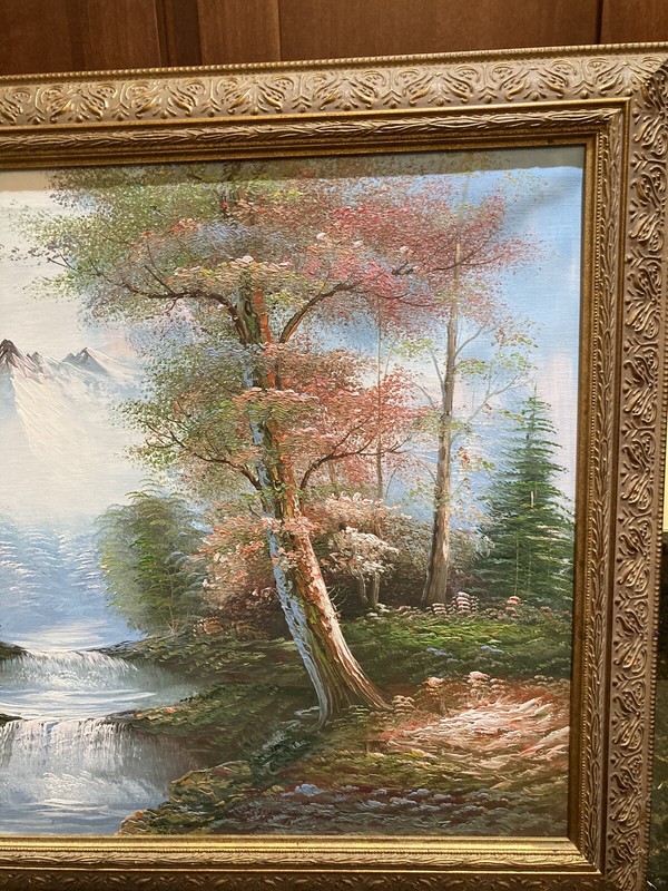 Framed Original Acrylic On Canvas Open Air/ Landscape Painting Signed Kingman gallery