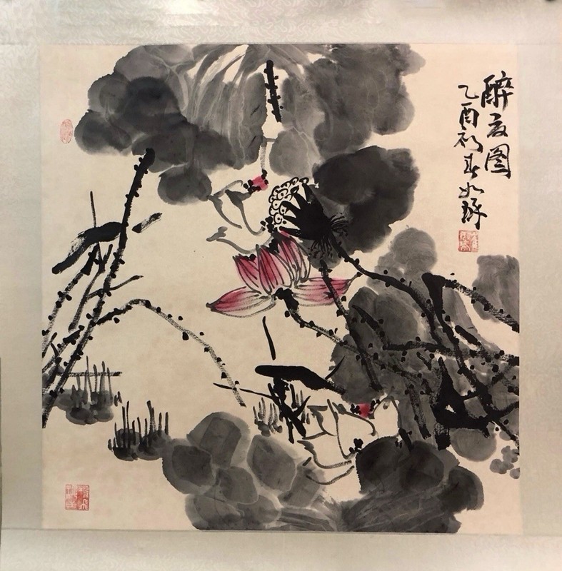 Cui Rutao Mohe «Drunken Summer Picture» paper lens (67x68cm)