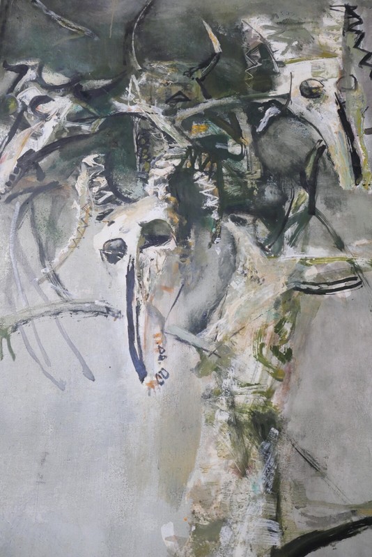 1996 Original Turaev Rustam - Рустам Тураев MAZOR 4 Oil 83x103 cm Framed Skull gallery