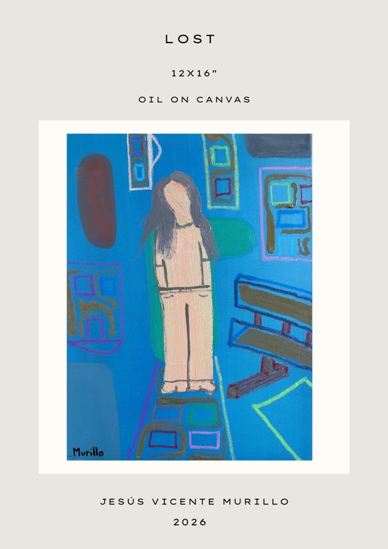 Original Murillo Painting, "Lost" (2026), 12x16", Oil on Canvas, Signed gallery