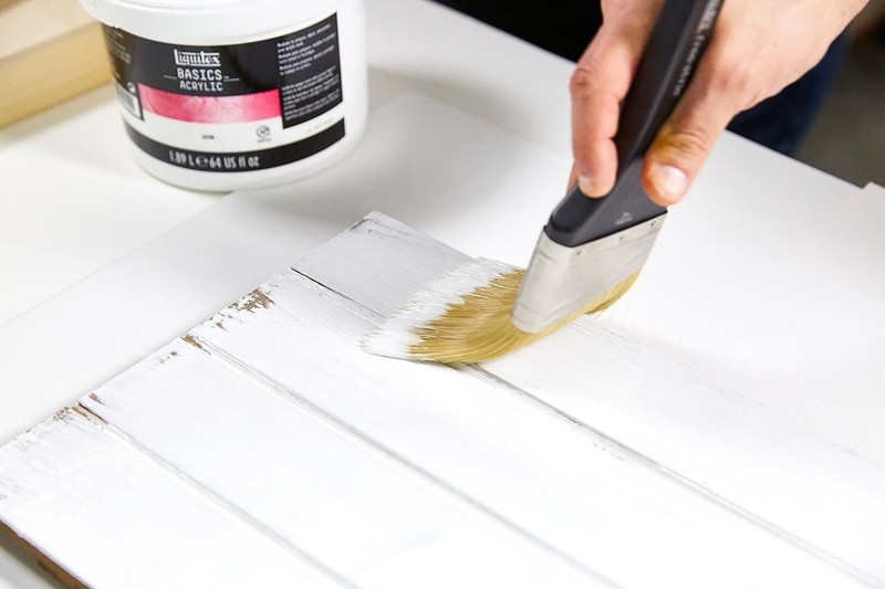 16 oz BASICS Gesso - Versatile Acrylic Surface Prep for Artists and Students gallery