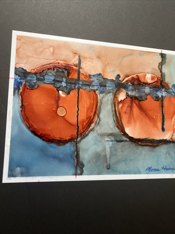 Beautiful , Amazing, Unique , Original Hand Made - Alcohol Ink Painting gallery