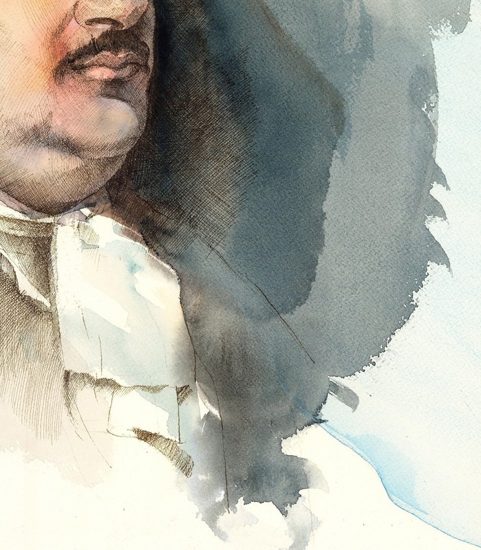 Chris Duke (NY,VA,20/21C) watercolor painting 154215 gallery