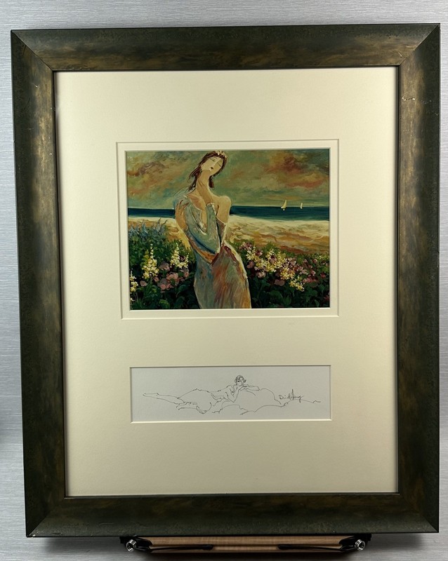 VINTAGE DAVID P.H. WONG Original MODERN ABSTRACT WATERCOLOR