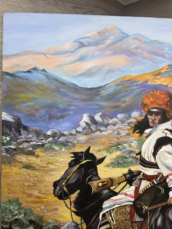 Cliff Duphiney Recreation Of Frederic Remington Indian Trapper 1889 Oil Canvas gallery