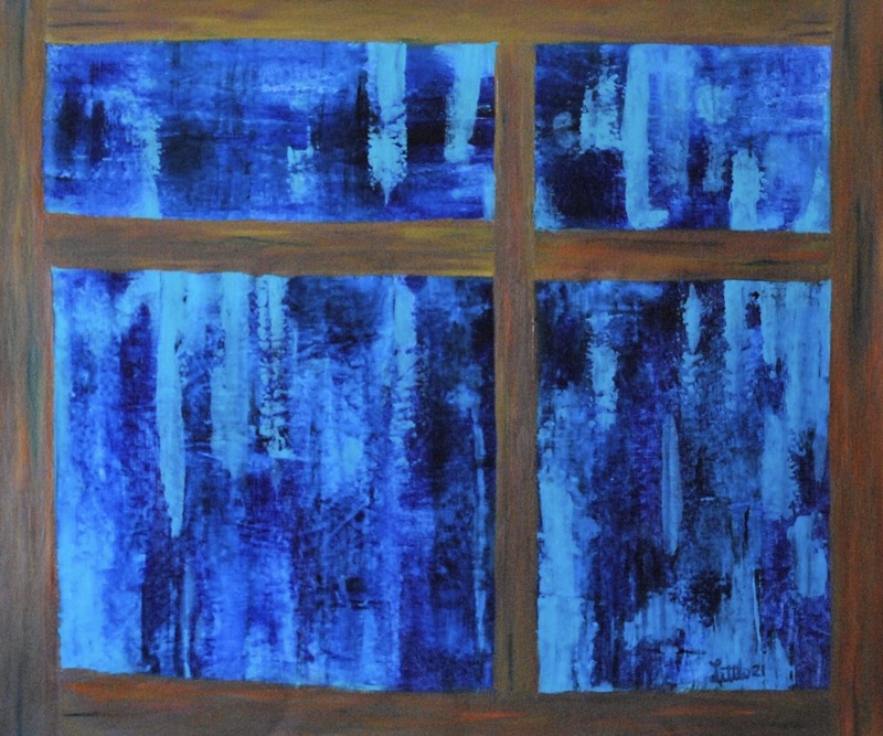 Mark W. Little, Original, Authentic, 72” X 60” Acrylic, Abstract, POP Art, Giant gallery