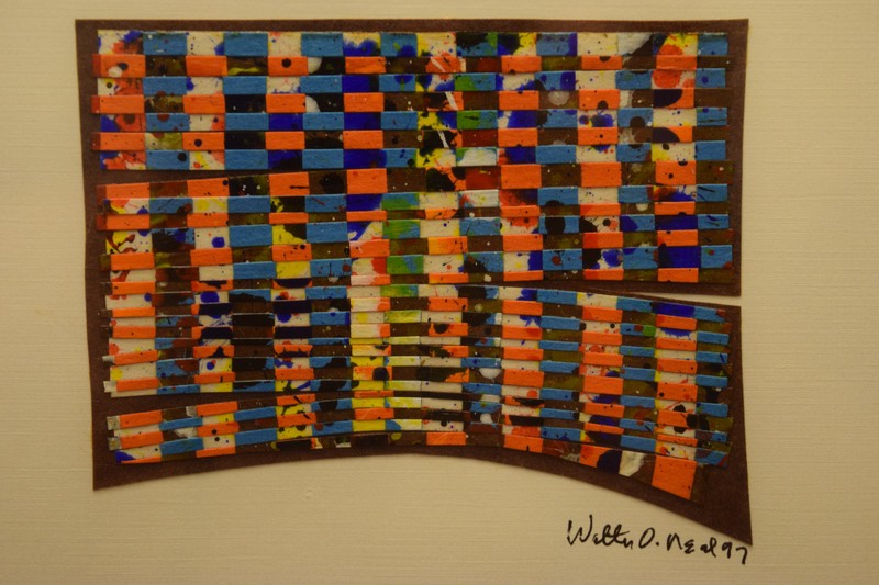 Walter Oliver Neal Original Graphic Geometric Art LISTED ARTIST DC gallery