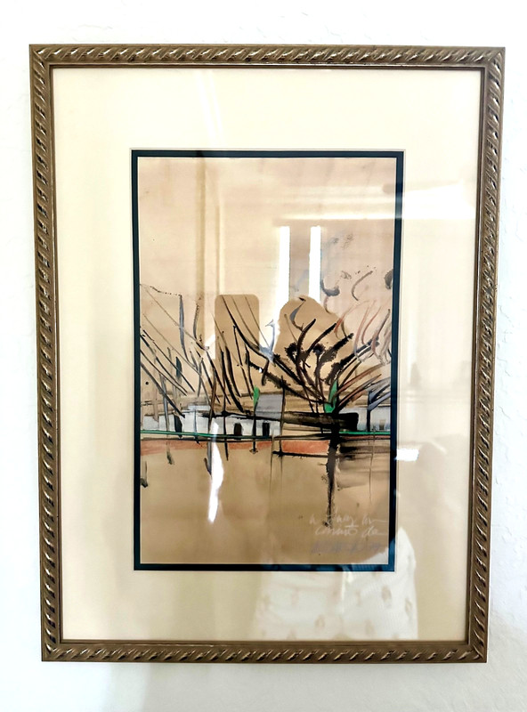 Authentic German Tessarolo 1977 Oil Painting – 21.5” height x 16” wide