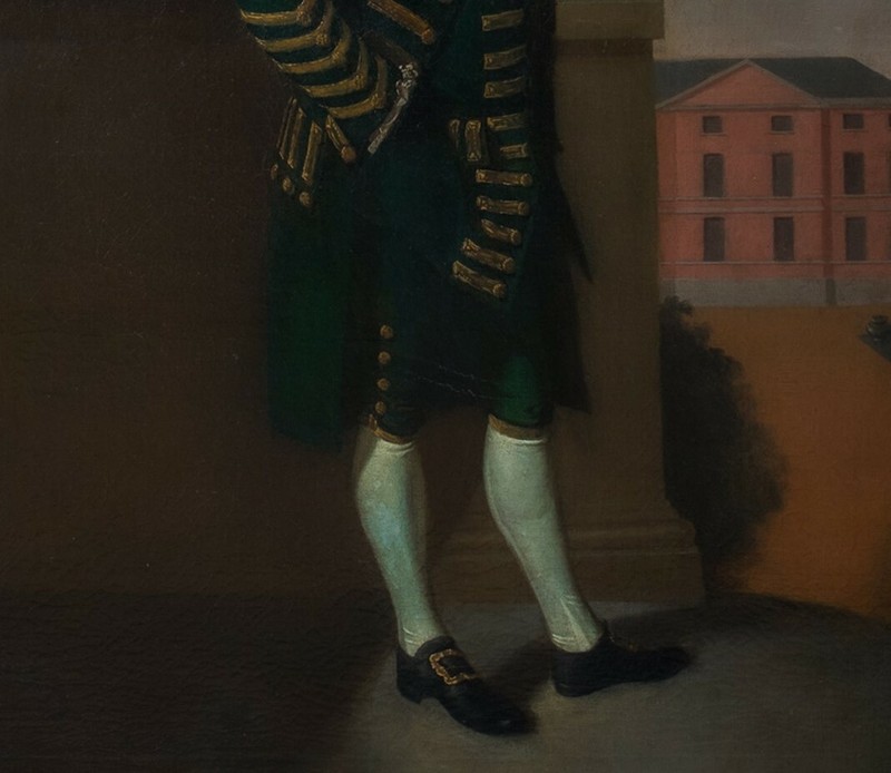 Large 18th Century Portrait George Farington - East India Company - Arthur DEVIS gallery