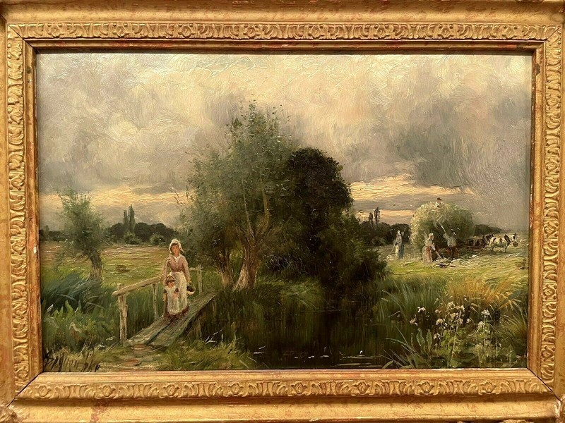 Landscape by well listed Late 19th Century - Sidney Pike (1858 - 1923) gallery