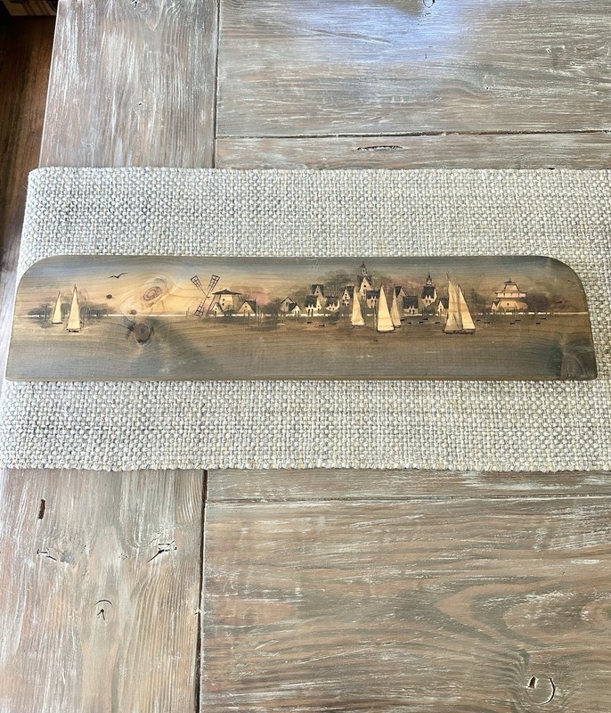Original Harbor View Wall Art by Thom Cassotta, Coastal Cottage Decor