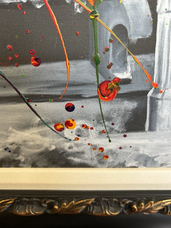 Kre8 Day Dream UNIQUE Acrylic Painting on Giclee On Canvas Mixed Media Original gallery