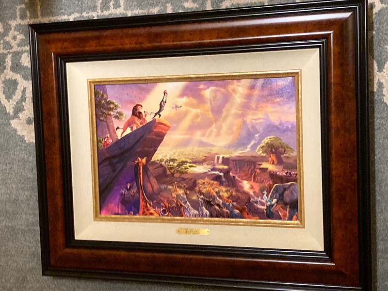 12×18 Thomas Kinkade Disney Dreams Coll THE LION KING Framed Canvas 235/895 S/N