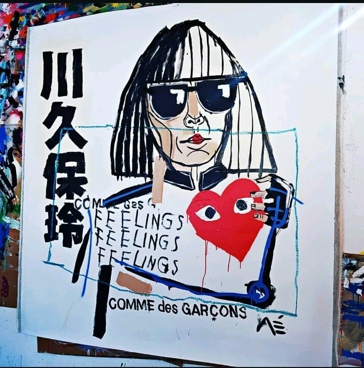 Painting Manuel Mané | “Kawakubo” | XXL unique 1/1 | 150x150cm