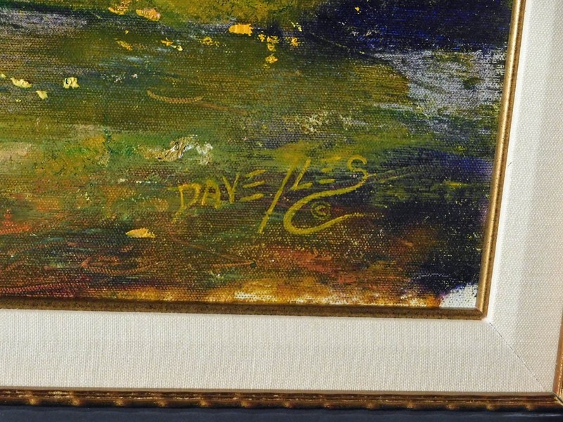 Dave Iles Autumn Out West on Canvas Hand Signed Original Painting on Canvas gallery