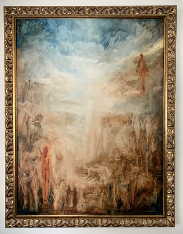 Framed Original Oil Canvas Painting “The Enlightenment” 40”x 30” by Chip Ghigna gallery
