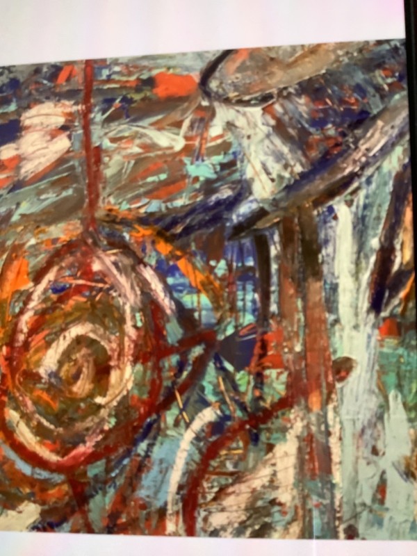 original painting on wood 24x30x2 inch deep gallery