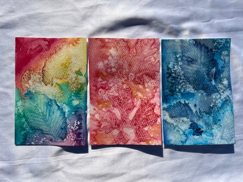 Original Watercolor Autumn’s Approach | Set Three 4”x6” Painting By Jessica Joy gallery
