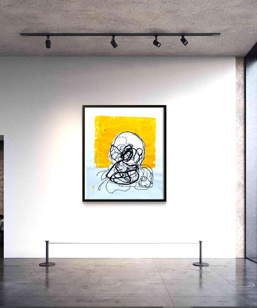 STEVEBARTZ ORIGINAL ART "BEGINNINGS" 18X24 GALLERY THICK PAPER FINE ART HOME gallery