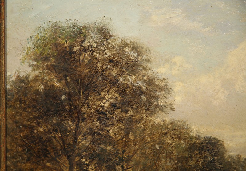19th 20th Century British Pair Depicting Daily Life on Landscape gallery