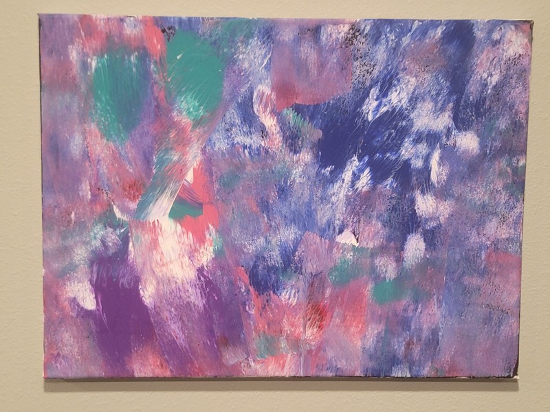Arcylic Abstract Painting 16in x 12in – CS6