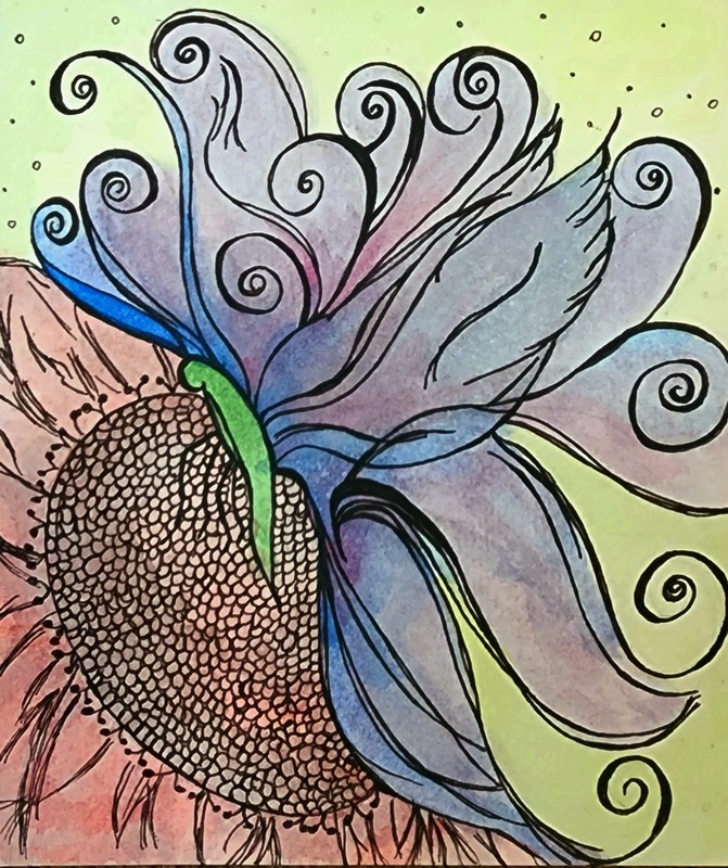 «Sunflower & Sky Wings» Perfect for kitchens, living spaces