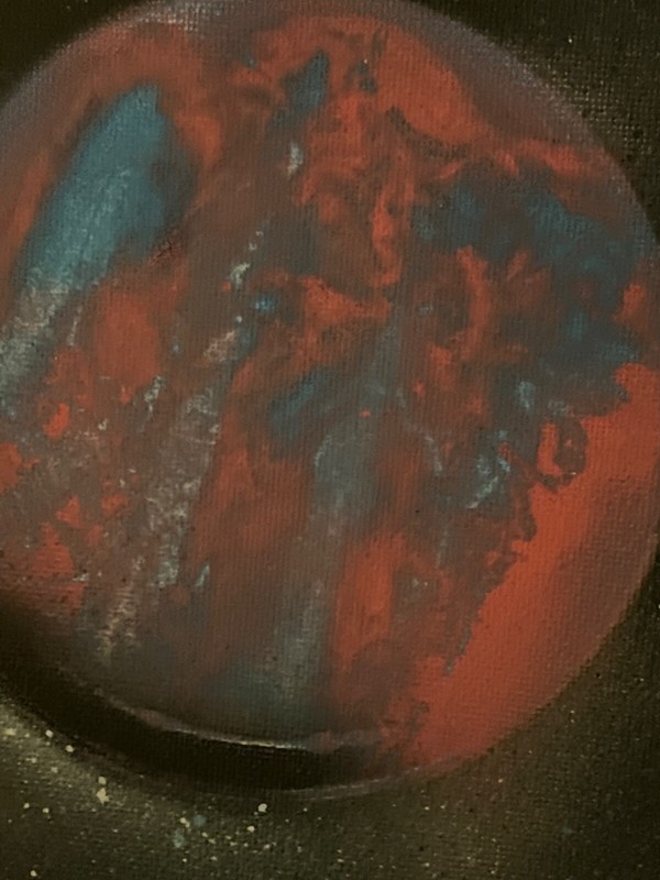 Outer SpacePainting crafted ARTISTIC /AUTISTIC KID gallery