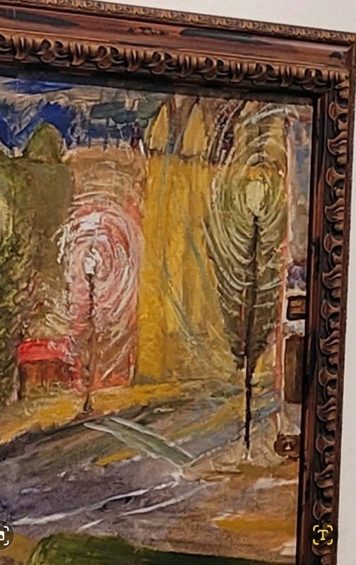Wyalusing PA Rainy Night Jazz Unique Abstract Expressionism Wall Art gallery