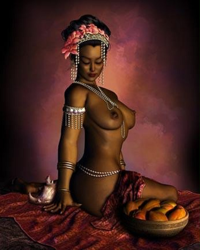 RETRO Print of a South Seas Island GIRL HAWAII POLYNESIA poster 15.5 X 19.5 SALE