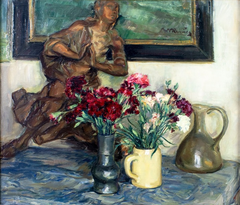 Wilhelm Viktor Krausz (Hungary,Austria,1878-1959) oil painting 153473